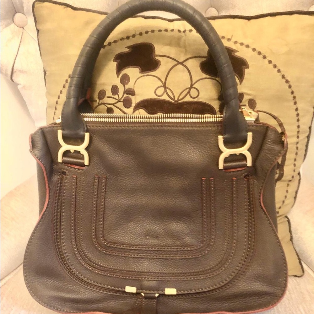 Chloe medium Marcie leather satchel